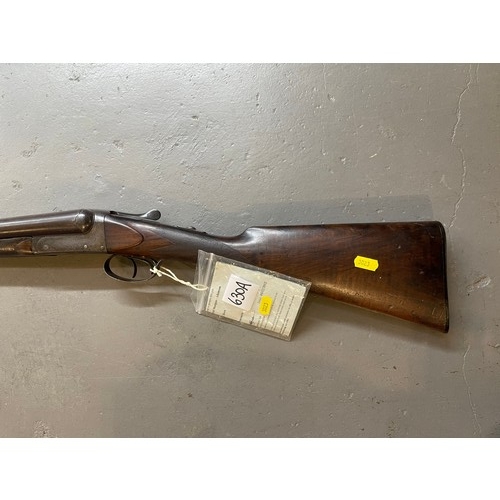 630A - Double barrel shotgun 'Atkinson' with certificate of deactivation