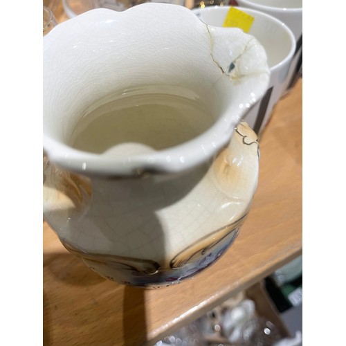 140 - Box glassware + wedgewood pottery