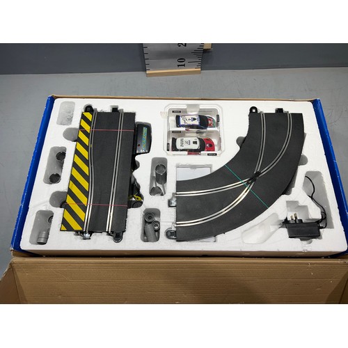 222 - Boxed scalextric rally stage racing car set