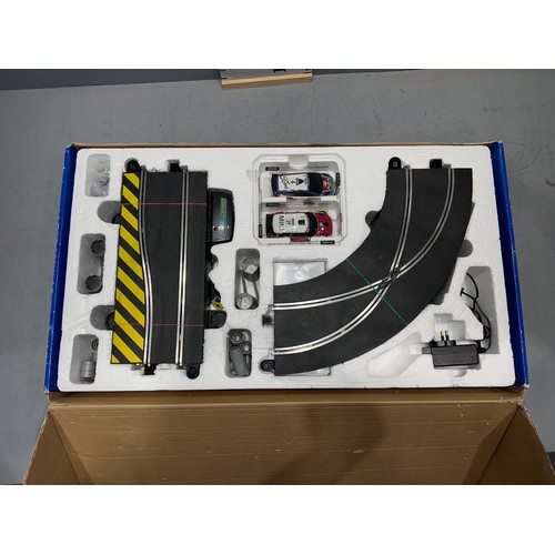 222 - Boxed scalextric rally stage racing car set