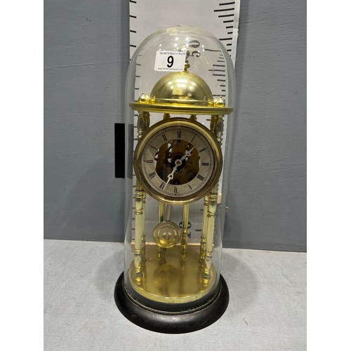 9 - Glass dome clock