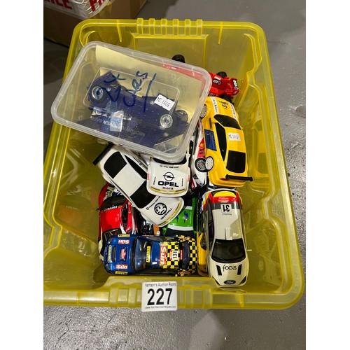 227 - Box assorted cars for scalextric