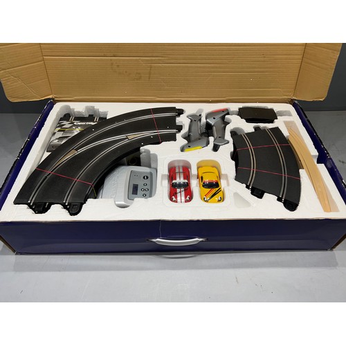 236 - Scalextric sport digital lane change racing car set boxed