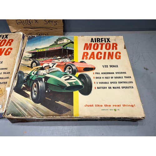 247 - 2 Vintage air fix motor racing sets not tested