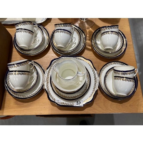 52 - Vintage bone china tea set