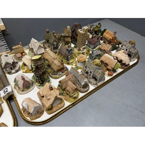 62 - 2 Trays lilliput lane houses