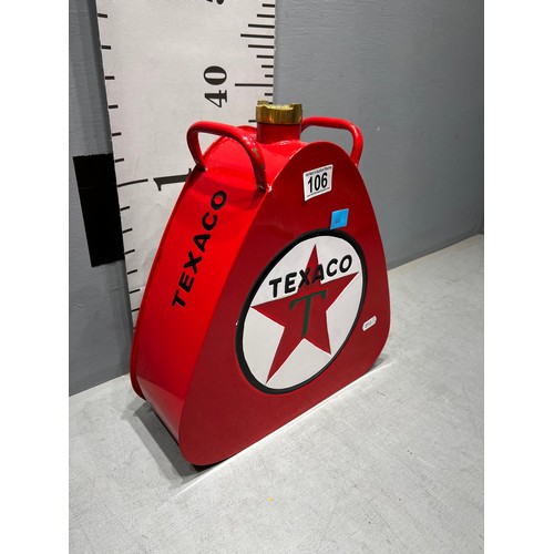 106 - Texaco advertising oil can