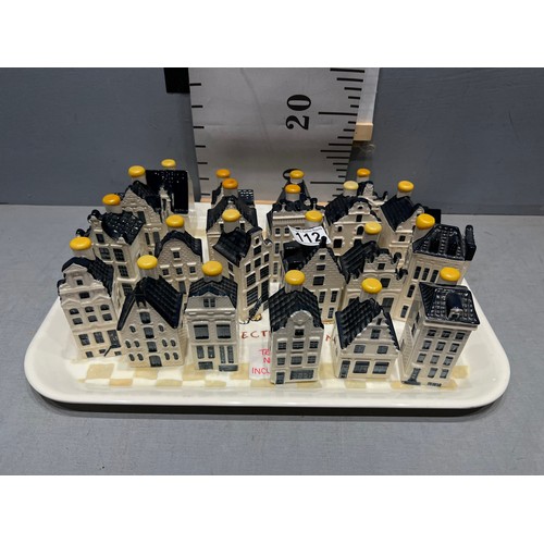 112 - 21 Bols KLM houses. No. 69 - 89 ( some with contents )