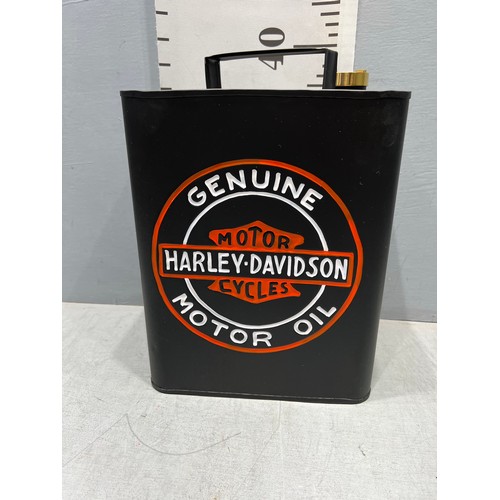 322 - Harley Davidson ADVERTISING petrol can