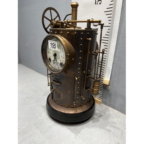 155 - Bronze Industrial clock