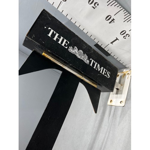 163 - 'The Times' metal light up advertising sign