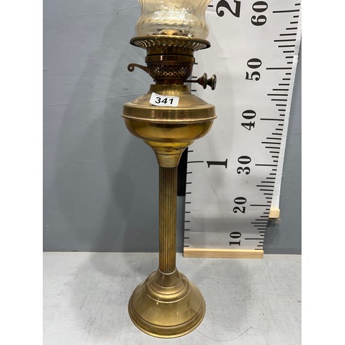 341 - Victorian oil lamp