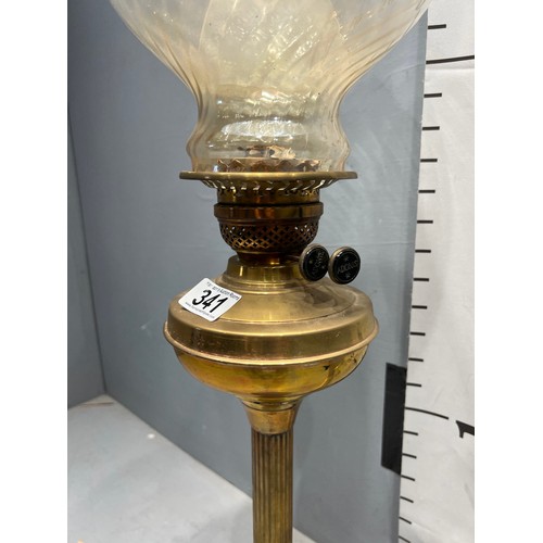 341 - Victorian oil lamp