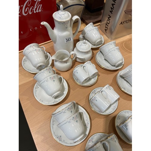 343 - Royal doulton 'classique' porcelain tea/coffee set