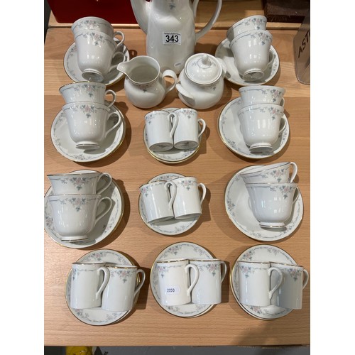 343 - Royal doulton 'classique' porcelain tea/coffee set