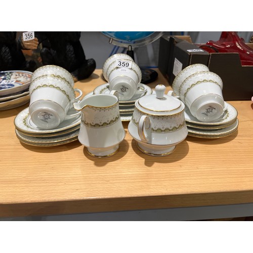 359 - Noritaki 'Katrina' tea set