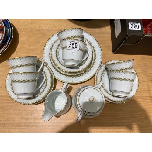 359 - Noritaki 'Katrina' tea set