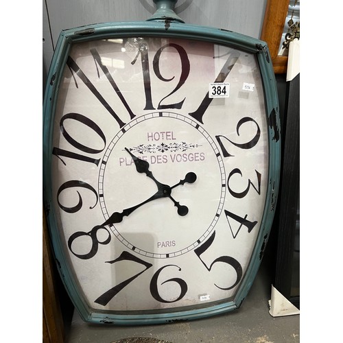 384 - Large clock & mirror