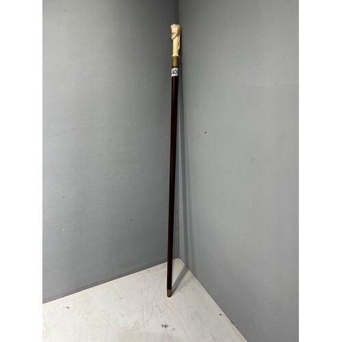 400 - Bone frog walking stick