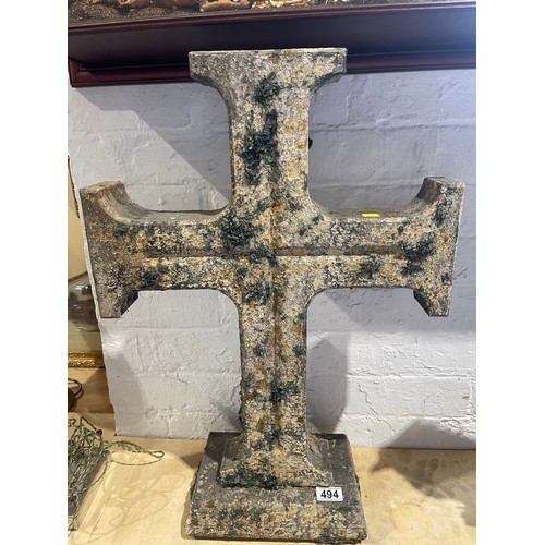 494 - wooden cross in the Victorian design