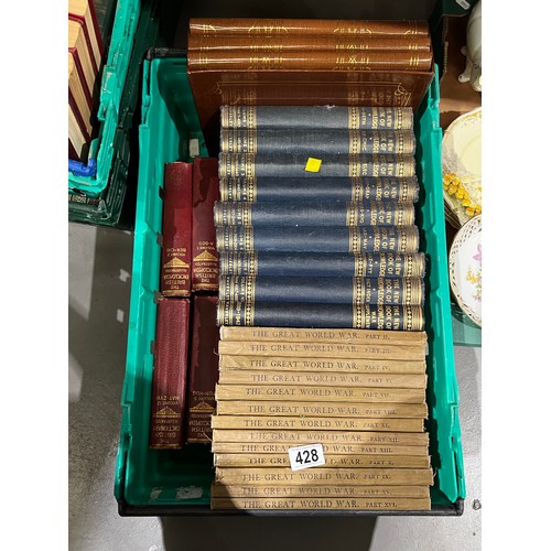 428 - Box vintage books