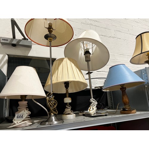 444 - 5 table lamps