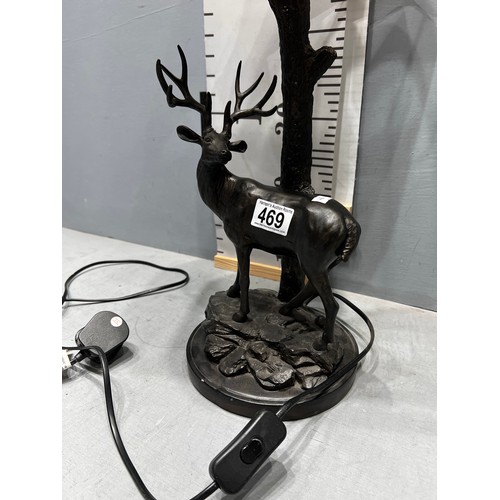 469 - Stag table lamp