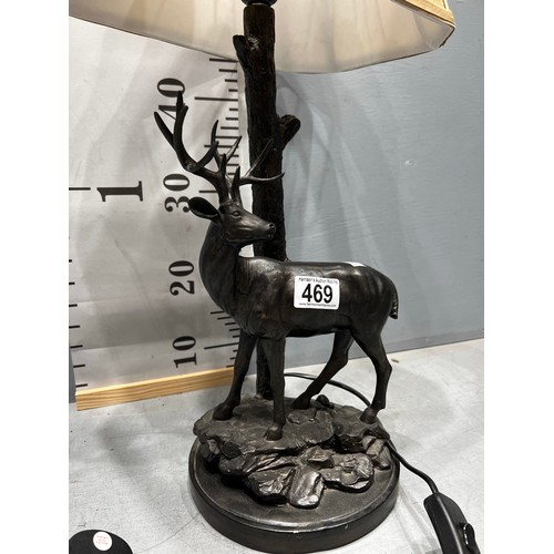 Bronze stag deals table lamp