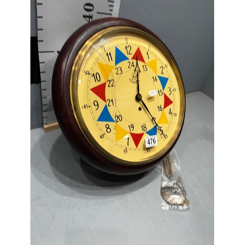 476 - Reproduction RAF wall clock. a/f