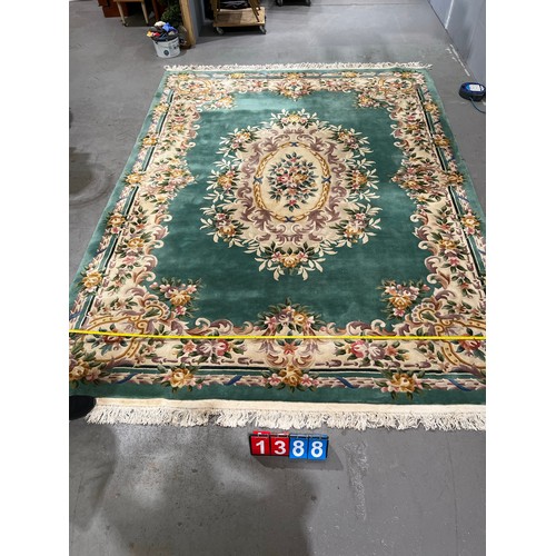 1388 - Large good quality rug 13ft x 9ft