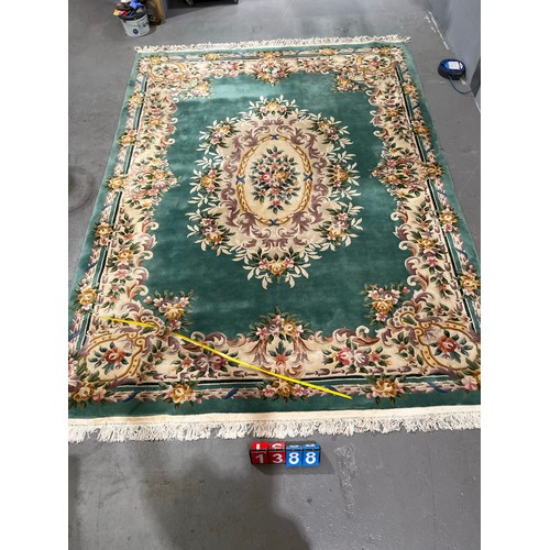 1388 - Large good quality rug 13ft x 9ft