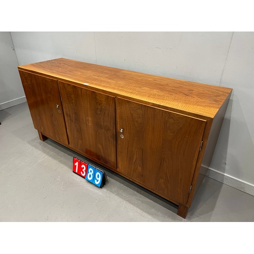 1389 - Superb Scandinavian mid century teak sideboard with fitted drawers