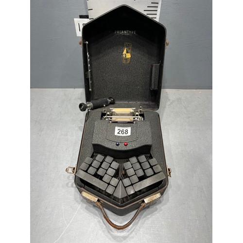 268 - Palantype stenotype typewriter