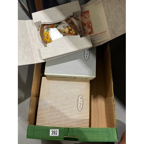 392 - 6 W. J. George plates with certificates