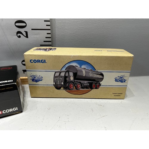 35 - Corgi Guinness ltd edition tanker + corgi Guinness foden tanker boxed