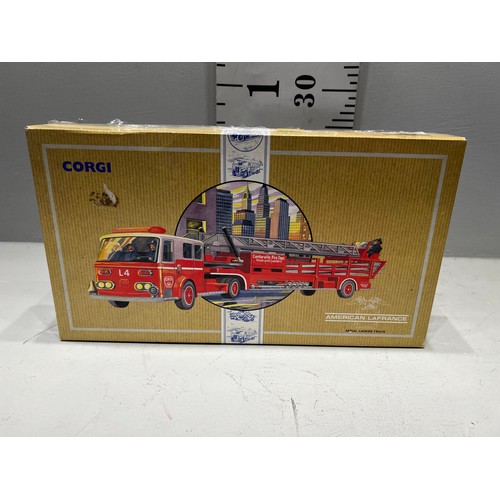 50 - Corgi centerville fire dept aerial ladder truck boxed