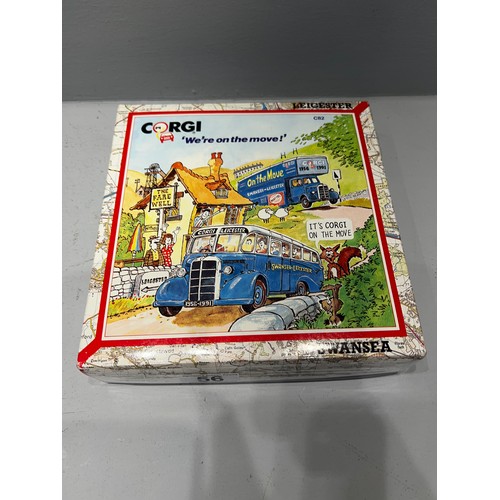 56 - Corgi on the move truck & bus boxed