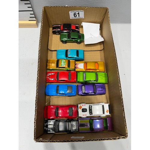 61 - 13x Collection hot wheels american cars rare