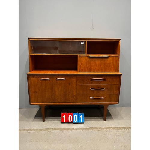 1001 - Jentique mid century teak highboard