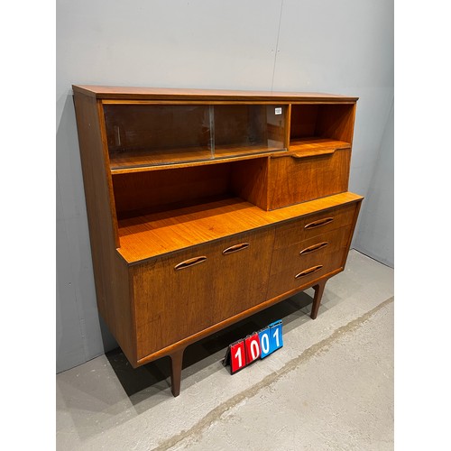 1001 - Jentique mid century teak highboard