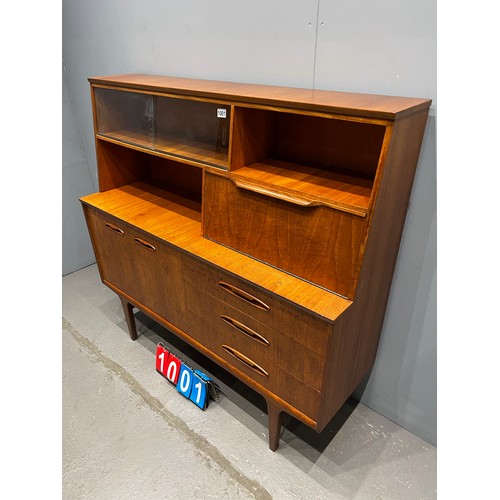 1001 - Jentique mid century teak highboard