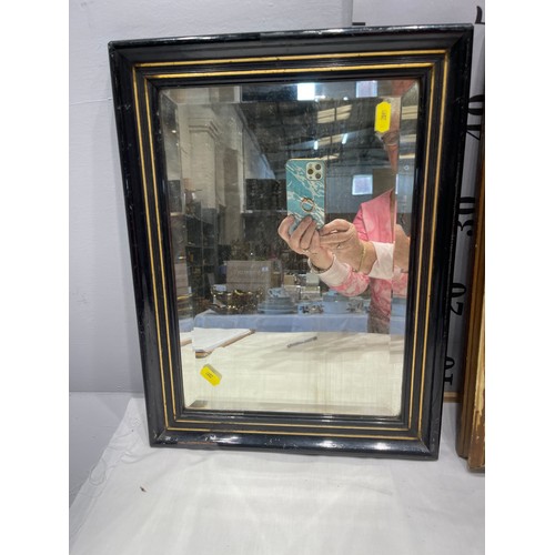 24 - 2 vintage framed mirrors