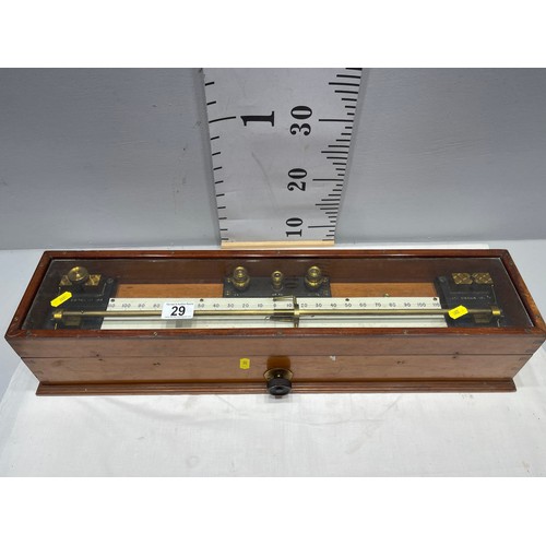 29 - H. Tinsley + Co. London wheatstone bridge meter board