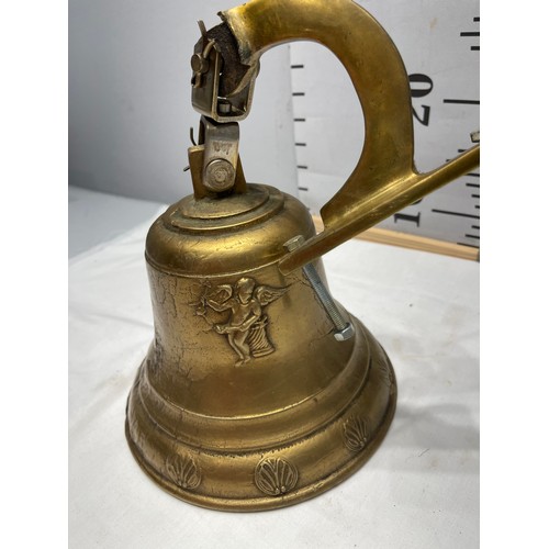 34 - Heavy vintage brass bell