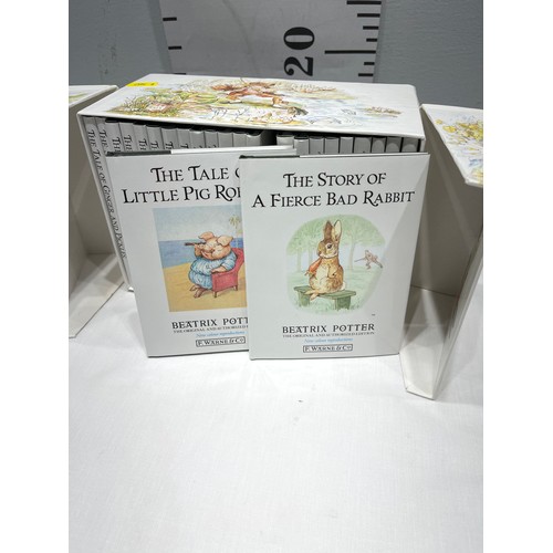 50 - The World of Peter Rabbit by Beatrix Potter books ( as new )