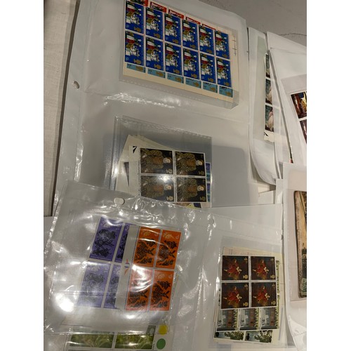 82 - Quantity stamps in covers + 2 binders stamps