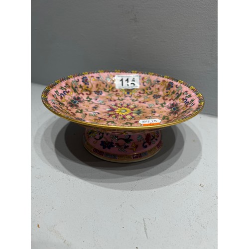 114 - Pink Chinese comport / Tazza