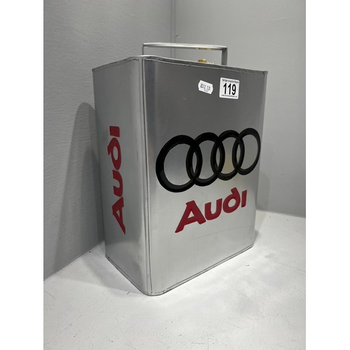 119 - Audi advertising oil can