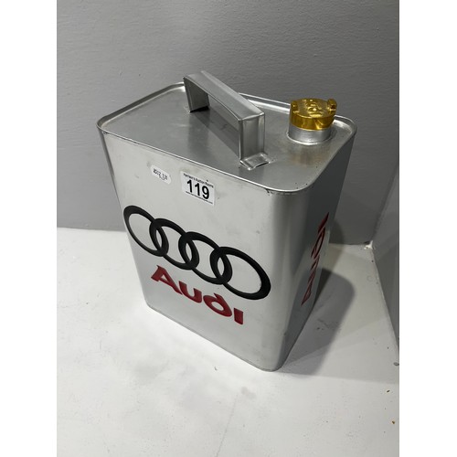 119 - Audi advertising oil can