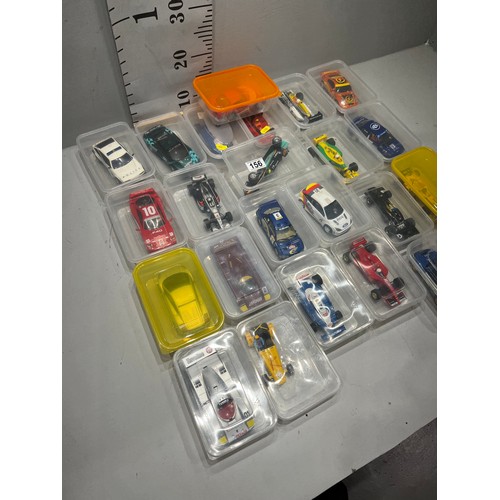 156 - Box scalextric cars